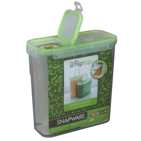 Snapware Snapware 1098433 15.3 Cup Slim Flip Top Rectangle Storage Container 1098433